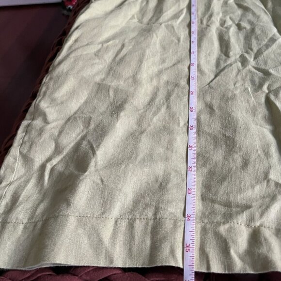 EUC Everlane Linen Workwear Dress - Leek - Size XL - Picture 13 of 13